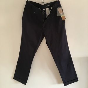 Dkny jeans navy cropped pants size 4
